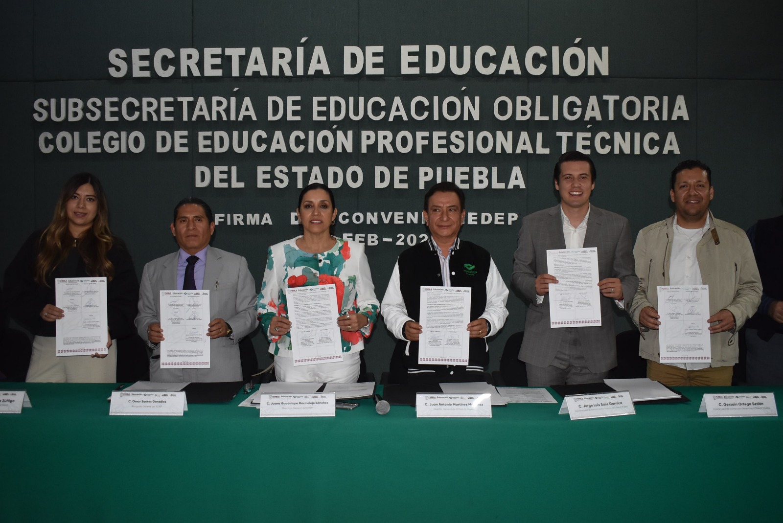 Firman convenio de colaboración IEDEP y Conalep Puebla para fortalecer ...