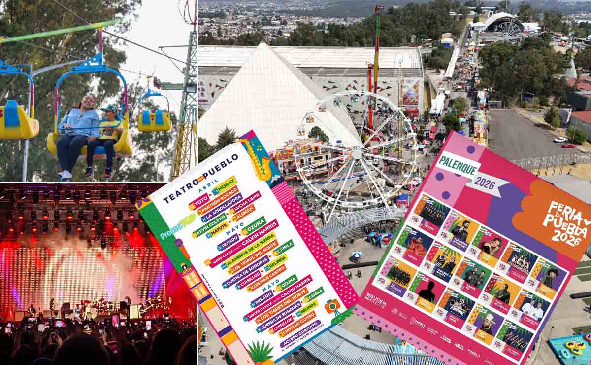 Listo el cartel de la Feria de Puebla 2026; Palenque y Teatro del ...